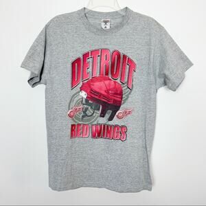 Vintage Detroit Red Wings Hockey Tee Shirt Graphic